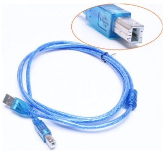 สาย USB TO Printer USB 2.0 สายปริ้นเตอร์ ยาว 1.8 M-10M สีดำและสีฟ้า