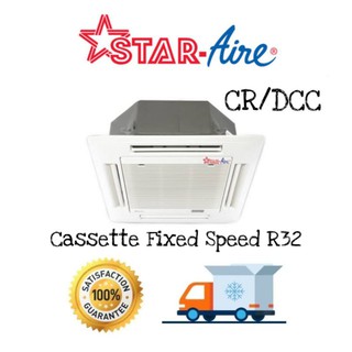 🔥 Star Aire แอร์สี่ทิศทาง สตาร์แอร์ รุ่น CR/DCC น้ำยา R32 ขนาด 18,100 - 56,000 BTU รีโมทไร้สาย