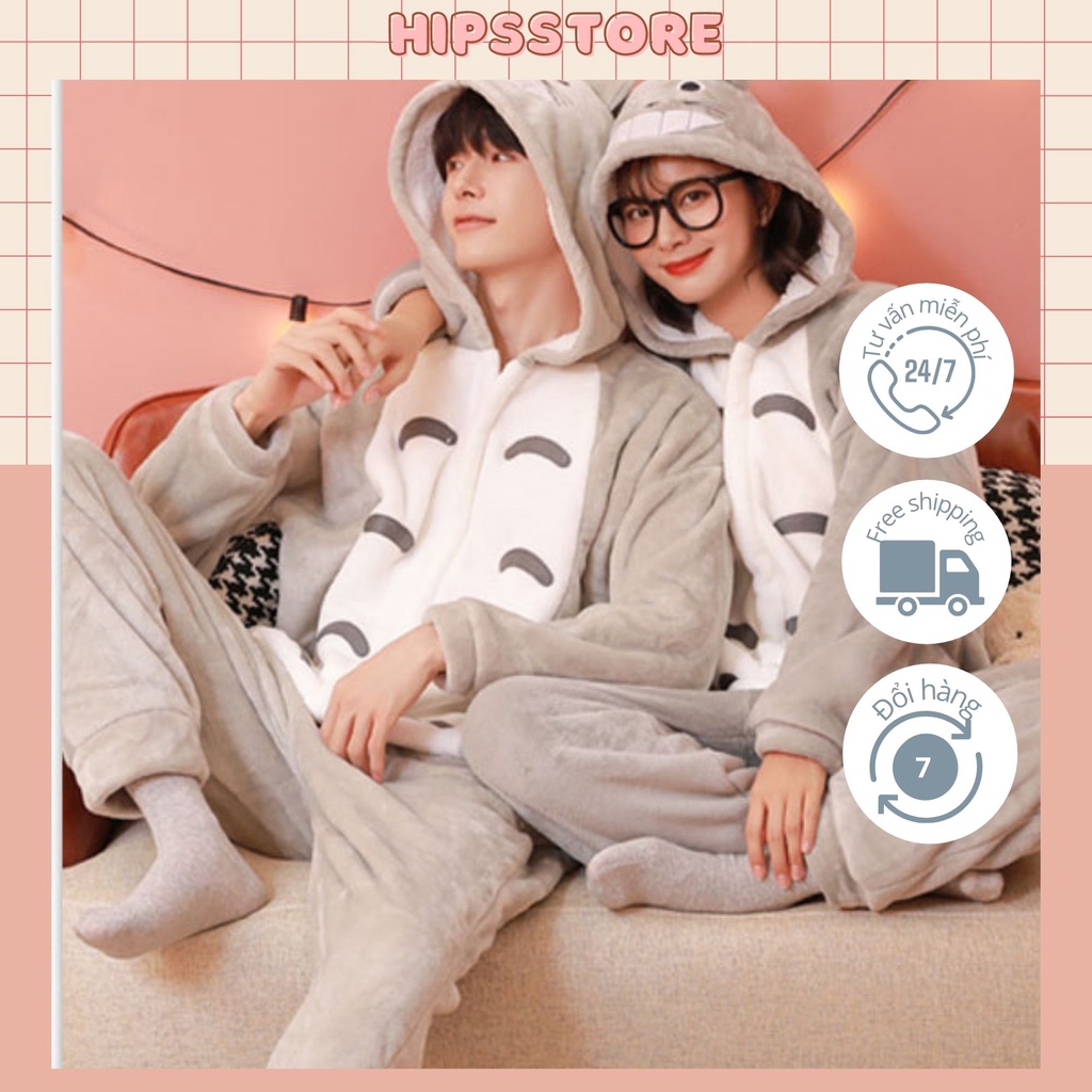 ชุดนอนสัตว์ ชุด Totoro ชุดบอดี้สูทสัตว์แบบนุ่มสําหรับผู้ใหญ่ - Hipsstore