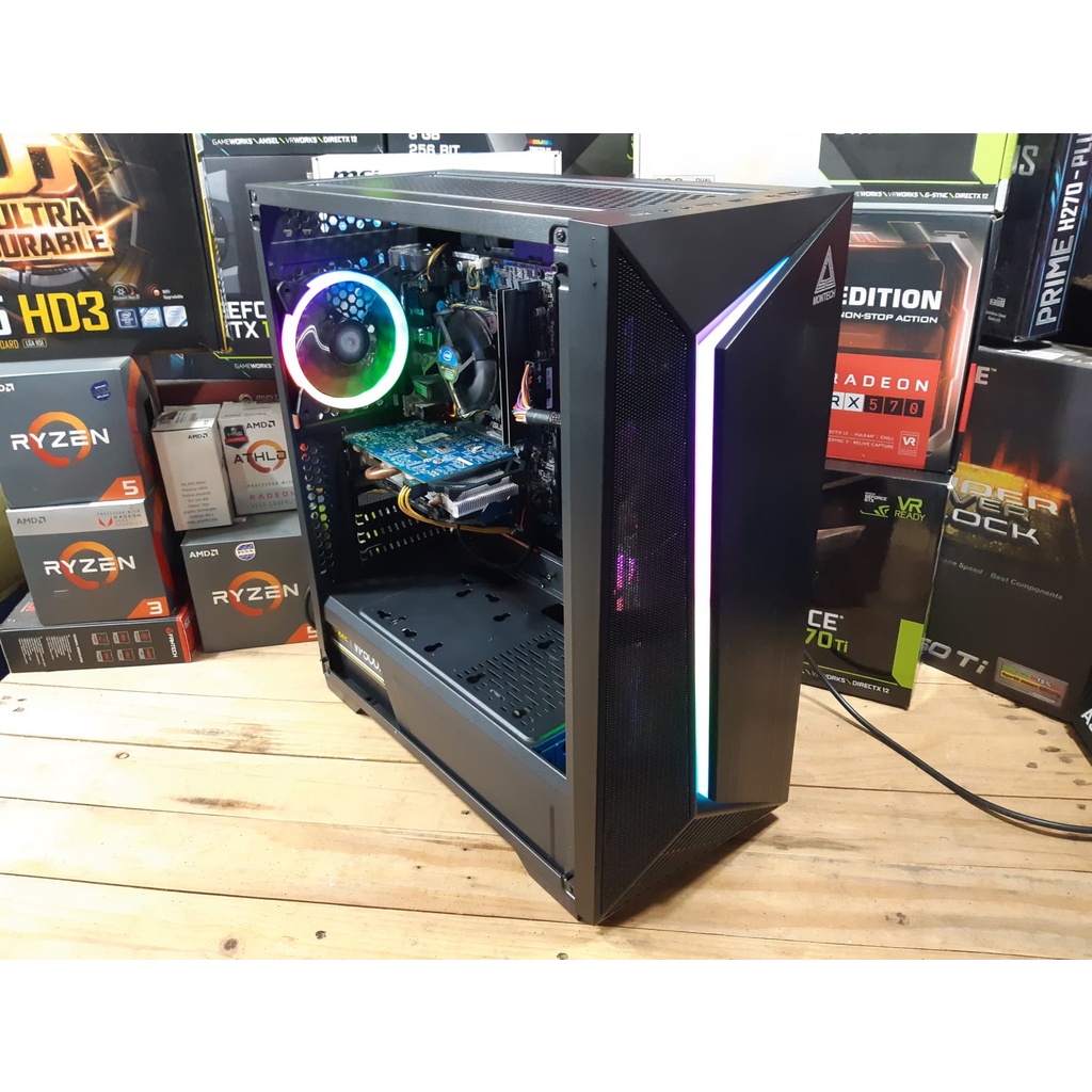 คอมเล่นเกมลื่นๆ ทำงานไหลๆ i5-6402P +Gtx750ti 2gb +Ram16gb +SSD120gb