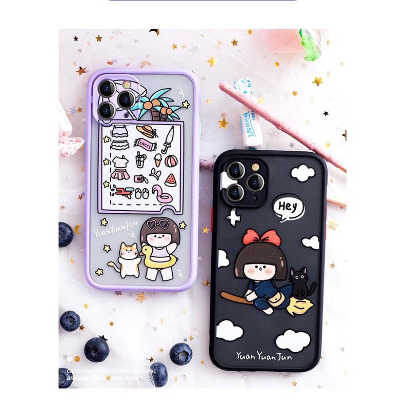 เคสนิ่ม ลูกอมน่ารัก Lilac สวย Iphone 6,7/8,6+/6s+,7+/8+,X Xs Max 11 Pro Max 12 Pro Max 13 Pro Max FM