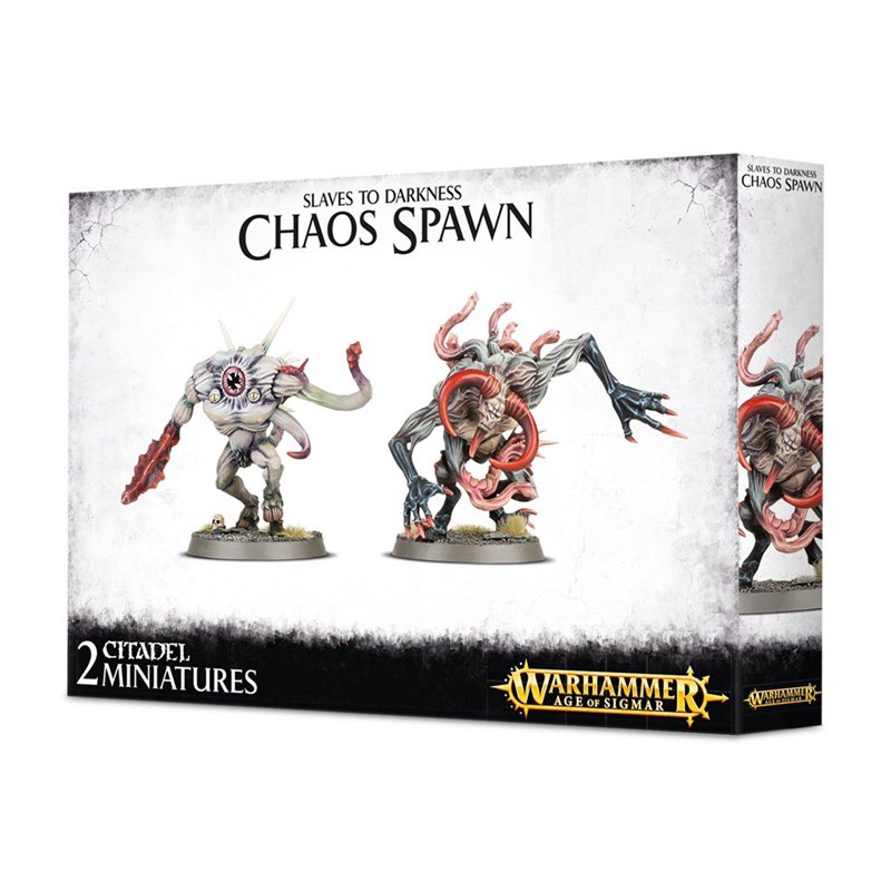 [200B พร้อมส่ง] Warhammer 40K/AOS : CHAOS SPACE MARINES/SLAVES TO DARKNESS : CHAOS SPAWN โมเดลเกมสนามจำลอง