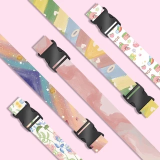 พร้อมส่ง!! สายรัดกระเป๋าเดินทาง เอนกประสงค์ สายรัดกระเป๋า สายรัดยางยืดลายการ์ตูน การเสริมแรงสัมภาระ เอนกประสงค์