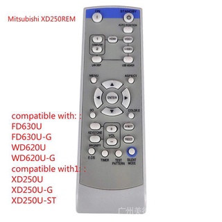 Mitsubishi xd250rem xd250rem ใหม่ รีโมตคอนโทรลโปรเจคเตอร์ แบบเปลี่ยน สําหรับ Mitsubishi FD630U FD630U-G WD620U WD620U-G XD250U XD250U-G XD250U-ST