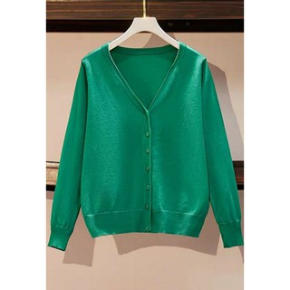 💚เสื้อคลุมไหมพรม สไตล์เรียบๆ งานกระดุมเก๋ๆ | 189บาท💚