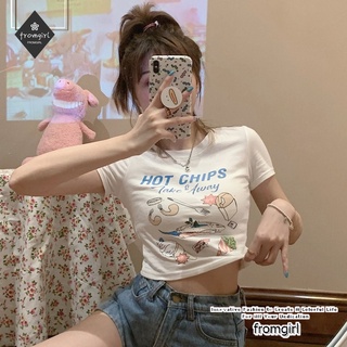 เสื้อยืดแขนสั้น เข้ารูป แฟชั่นฤดูร้อน สําหรับผู้หญิง 2022