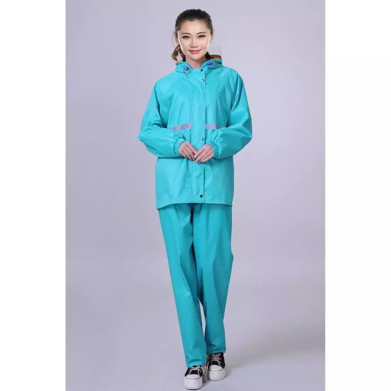 New iRemax ชุดเสื้อและกางเกงกันฝนครบชุด Raincoat Suit Shirt & Pant thumbnail 4