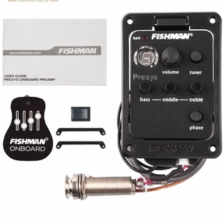 พร้อมส่ง 🚚 Fishman Presys 101 🎁 Fishman ปิ๊กอัพ Preamp EQ รุ่น Presys 101 EQ กีต้าร์โปร่ง มี Tuner ในตัว ติดตั้งเองได้