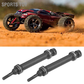 Sports Toy 2 ชิ้นเพลาเหล็กด้านหน้าด้านหลังสําหรับ Traxxas Mini E Revo / Summit 1/16 Rc Car