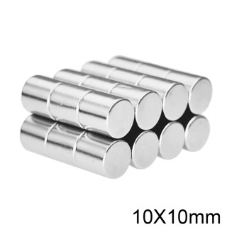 1ชิ้น แม่เหล็กแรงสูง 10x10มิล แม่เหล็ก 10*10มิล Magnet Neodymium 10mm x 10mm แม่เหล็กแรงสูง นีโอไดเมียม 10x10mm