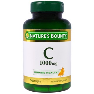 Natures Bounty, Vitamin C, 1000 mg, 100 Caplets วิตามินซี 1000 มก. 100 เม็ด