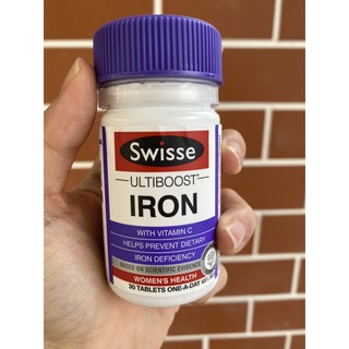 ร้านคนไทย🇹🇭 ของแท้ 100% Swisse Iron 30 Tablets