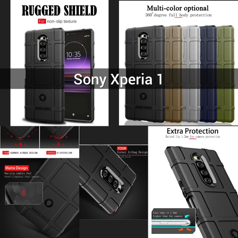 เคสนิ่ม Sony Xperia 1 โหมด โล่ที่ทนทาน XZ4 J8110 J8170 J9110 J9150 SOV40