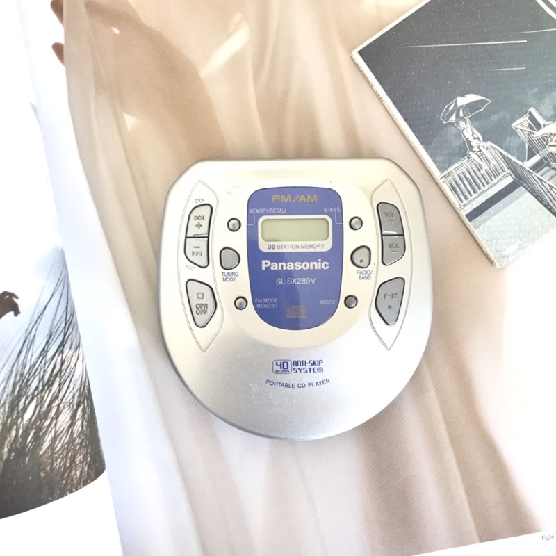 เครื่องเล่นซีดีพกพา Panasonic SL-SX289V Portable CD Player With FM/AM