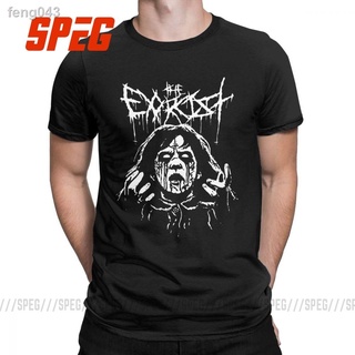 ❧✾ﺴ2022 ใหม่สไตล์ Regan The Exorcist ฮาโลวีน T เสื้อผู้ชาย Tshirt แขนสั้นผู้ชาย เสื้อลำลองหลวมแฟชั่นพิมพ์ versi เกาหลี l