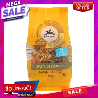 อัลเซเนโร่พาสต้าออร์แกนิคสามสีตัวอักษร 250กรัม Alsenero Pasta Organic Tricolor Letters 250g.