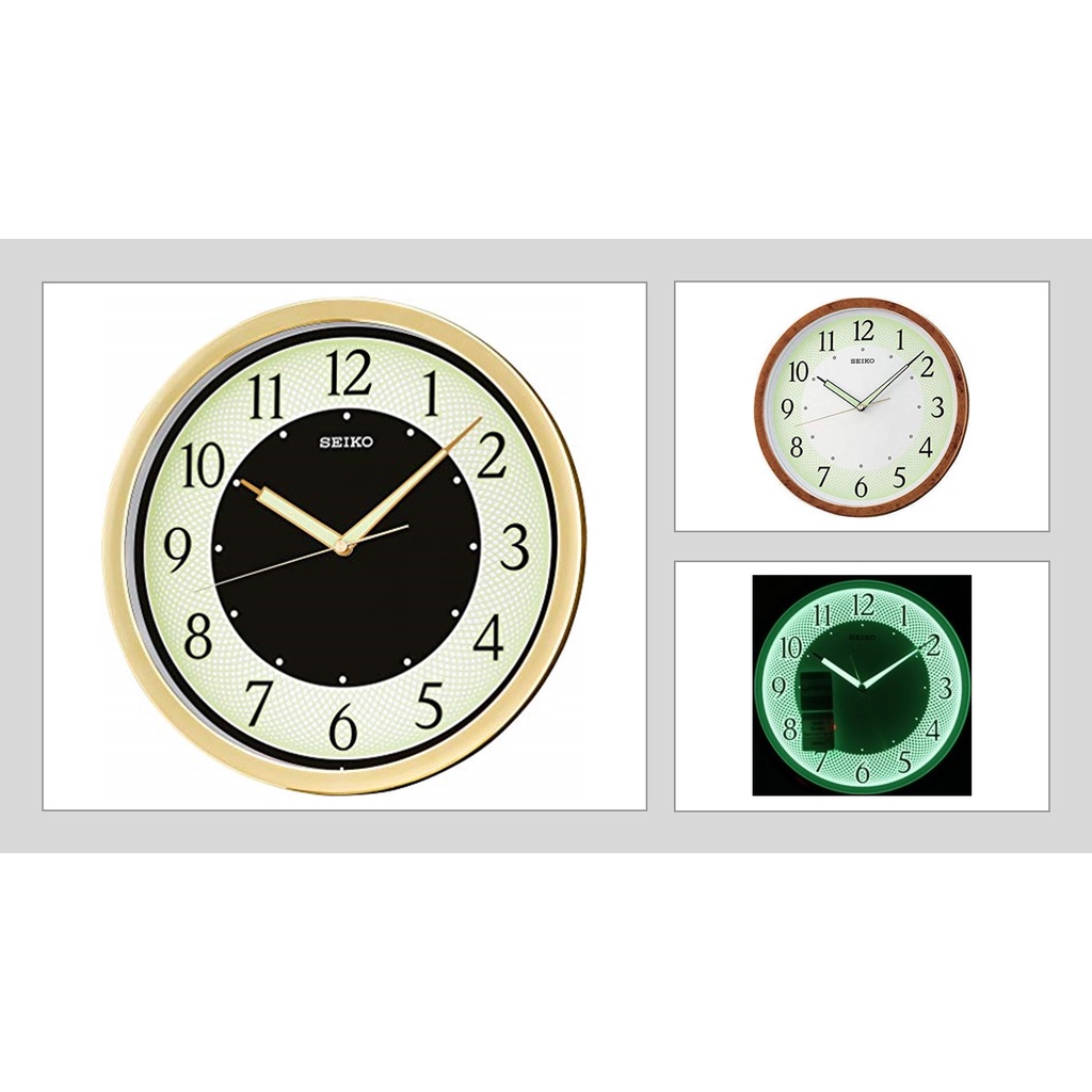 นาฬิกาแขวน ไซโก้ พรายน้ำ เดินเรียบ QXA472 ขนาด 12นิ้ว นาฬิกาแขวนไซโก้ Clock Seiko QXA427G QXA472B