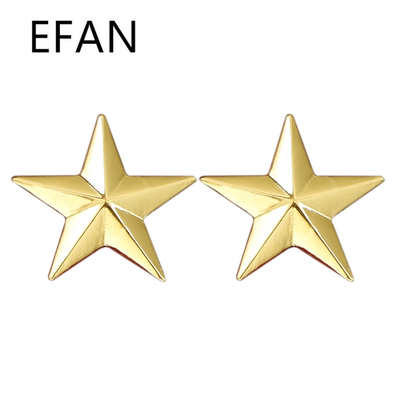 1ชิ้นเกาหลีบุคลิกภาพแฟชั่นชายเสื้อดาวห้าแฉกปกเล็บโลหะผสมแนวโน้มปกเข็มเข็มกลัด ยู นิสซ์ สําหรับงานแต่งงาน