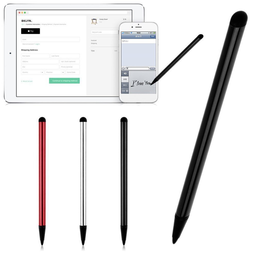[HP] 2 In 1 ปากกาทัชสกรีน โทรศัพท์มือถือ อเนกประสงค์ สําหรับ Android IPad IPhone Tablet