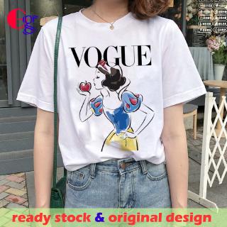 Xggx Vogue 2019 เสื้อยืดแขนสั้นโอเวอร์ไซส์สไตล์ฮิปฮอป