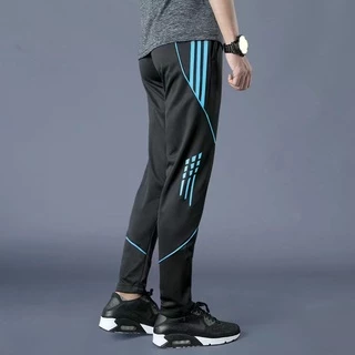 L-5XL กางเกงกีฬาผู้ชาย ฟิตเนส กางเกงเทรนนิ่งเอวยางยืดหลวม Plus Size กางเกง
