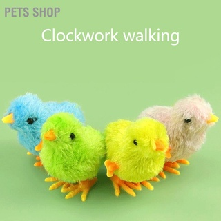 Pets Shop ของเล่นไขลาน รูปไก่น่ารัก หลากสี สําหรับสัตว์เลี้ยง แมว ลูกแมว เด็กวัยหัดเดิน 10 ชิ้น