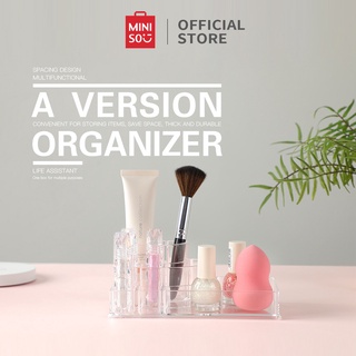 MINISO กล่องใส่เครื่องสำอางค์ประเครื่องประดับ แบบใส