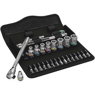 Wera 8100 SA 8 Zyklop Metal Ratchet Set, with switch lever, 1/4" drive, metric