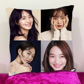 หมอนอิงสั่งทำ ใส่ได้4รูป หมอนอิงขนนุ่ม หมอนอิงโซฟา หมอนอิงในรถ หมอนอิง Cushions ชินมินอา Shin Min Ah