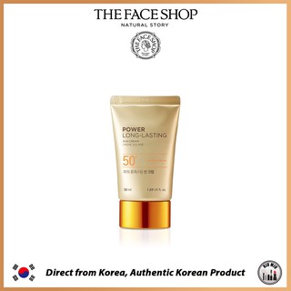 THE FACE SHOP POWER LONG-LASTING SUN CREAM SPF50+ PA+++ *ORIGINAL KOREA*