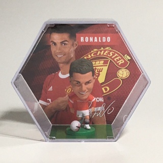 Manchester United โมเดลนักฟุตบอล Cristiano Ronaldo พร้อมกล่อ…