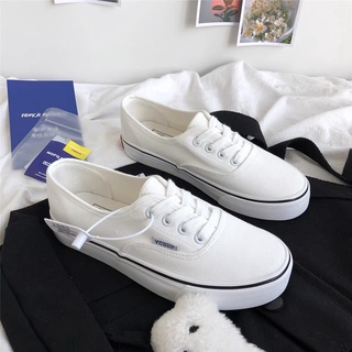 sneaker.🍭รุ่นใหม่ พร้อมส่ง🎀 รองเท้าผ้าใบ รองเท้าแฟชั่น รองเท้าผ้าใบผู้หญิง เสริมส้น