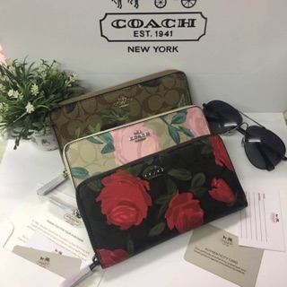 กระเป๋าสตางค์Coach สินค้าเกรดHiend งาน1:1 สลับแท้ เอกสารครบ