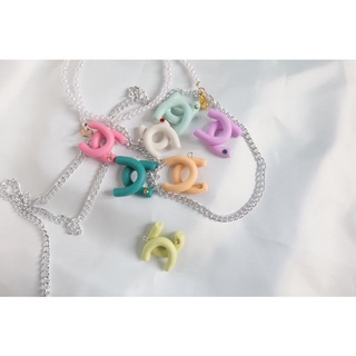 สร้อยดินปั้นพร้อมจี้ สร้อยคอดินปั้นจี้ดินปั้น งานพร้อมส่ง