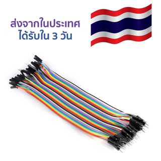 สายจั้มเปอร์ ยาว 10cm (Male to Male) 40pcs