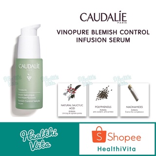 แพ็คเกจใหม่‼️ CAUDALIE VINOPURE Blemish Control Infusion Serum 30 มล.