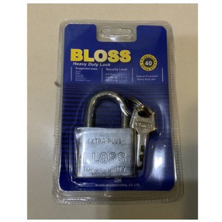 🔐BLOSS กุญแจสแตนเลส ขนาด 30 40 50 คอสั้น,คอยาว