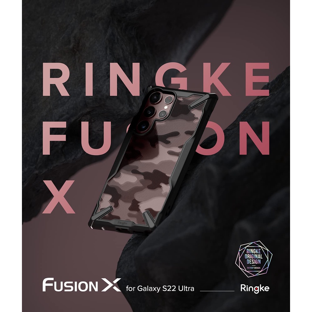 เคส Samsung Galaxy S22 / S22 Plus / S22 Ultra - Ringke Fusion-X