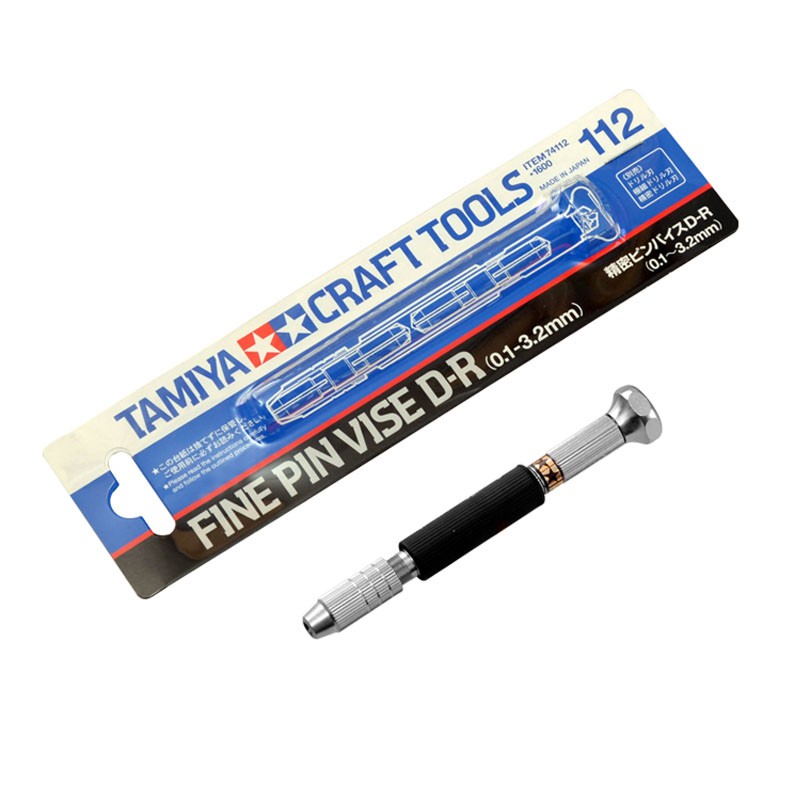 TAMIYA 74112 Fine Pin Vise D-R (0.1-3.2mm)