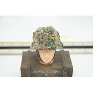 หมวกกันน็อคลายพราง 1/6 scale dragon wwii