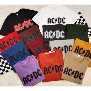 เสื้อยืด เสื้อสีพื้น สกรีนลายADDC เนื้อผ้าcotton