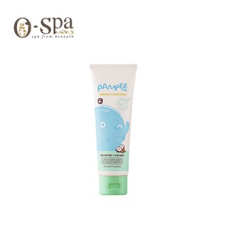 O-Spa Natural PAMPER ME Baby Shampoo &amp; Bath Wash – Shea butter &amp; coconut 100 ml