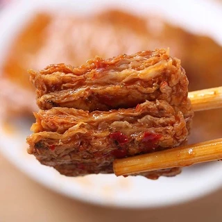 สเต็กเนื้อ แบบเจ สเต็กเจ พร้อมทาน 1กล่อง 20ซองเล็ก (红派素牛排香辣味、1盒20小包)ซองละ 20g สเต็ก เจ ทำจากถั่วเหลือง 牛排