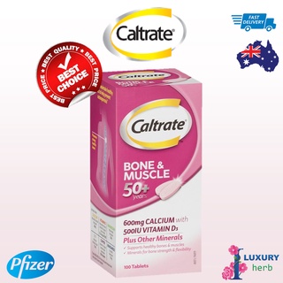 Caltrate Bone &amp; Muscle 50+ 100 Tablets exp.12/2024