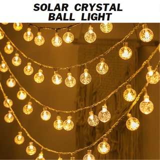 Solar Crystal Ball Light  ไฟลูกบอลคริสตัลพลังงานแสงอาทิตย์