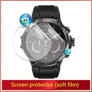 Zeblaze Stratos 2 ฟิล์มกันรอยหน้าจอ ฟิล์มไฮโดรเจลนิ่ม สําหรับ Zeblaze Stratos 2 Smart Watch Film Zeblaze Stratos ป้องกันหน้าจอ (ไม่ใช่กระจก)