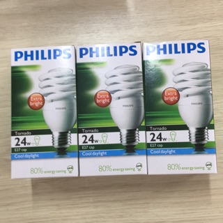 Philips หลอดตะเกียบ ทอนาโด ฟิลลิป 24W แสงขาว