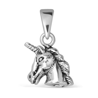 MachuSilver จี้เงินแท้ 925 Sterling Silver รูปม้า ยูนิคอร์น พร้อมถุงกำมะหยี่ (ไม่รวมสร้อย)