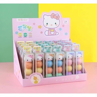 ปากกาไฮไลต์คิตตี้ Hello Kitty Highlight Ball (3pcs)