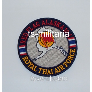 อาร์มกองทัพอากาศ RED FLAG ALASKA 10-1 ROYAL THAI AIR FORCE PATCH